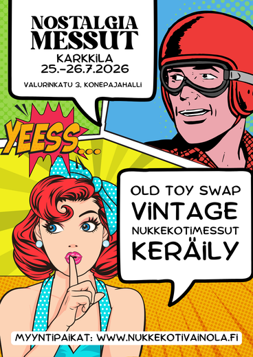 Myyntipaikka 2m  Nostalgiamessut 25.-26.7.2026